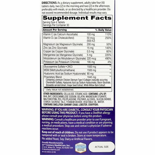 21stCenturyArthri Flex120CoatedTablets1