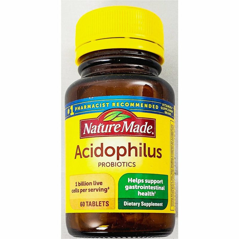 Acidophilus Probiotics 60 Tablets by Nature Made