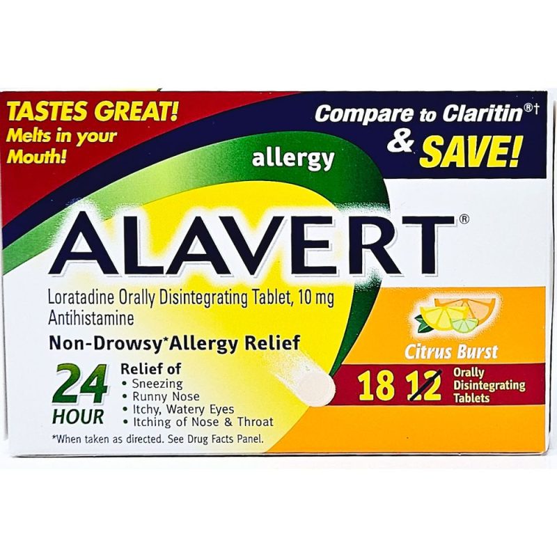 Alavert Loratadine 10 mg 18 Tablets