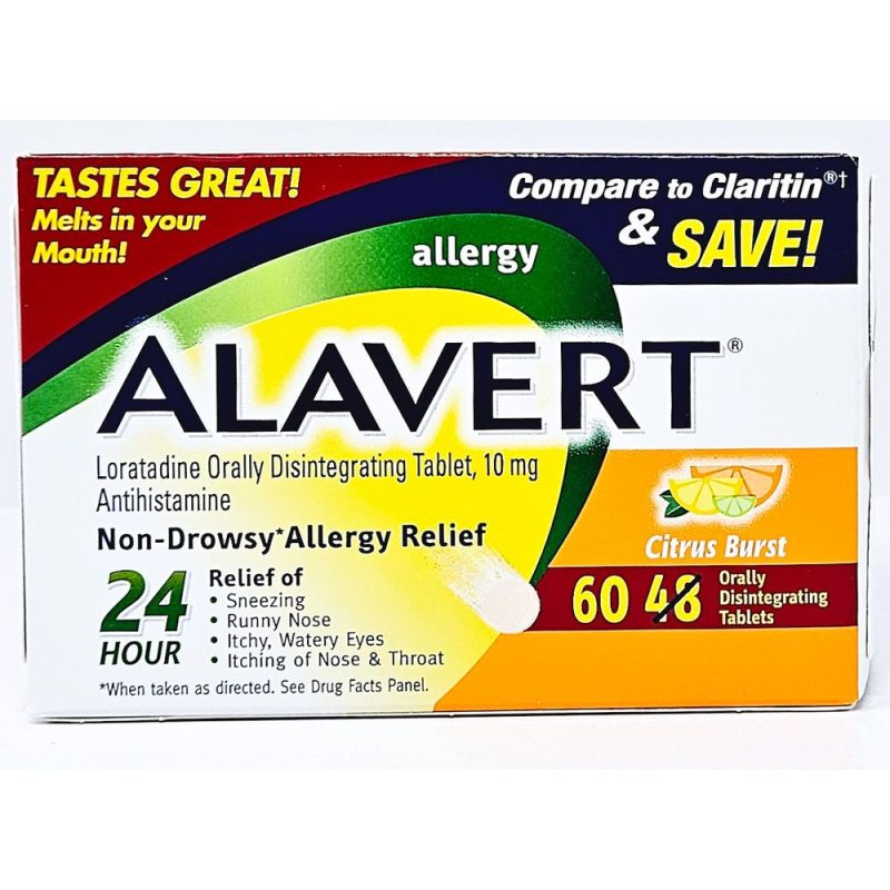 Alavert Loratadine 10 mg 60 Tablets