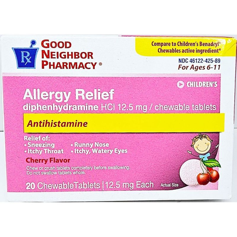 Allergy Relief 20 Chewable Tablets