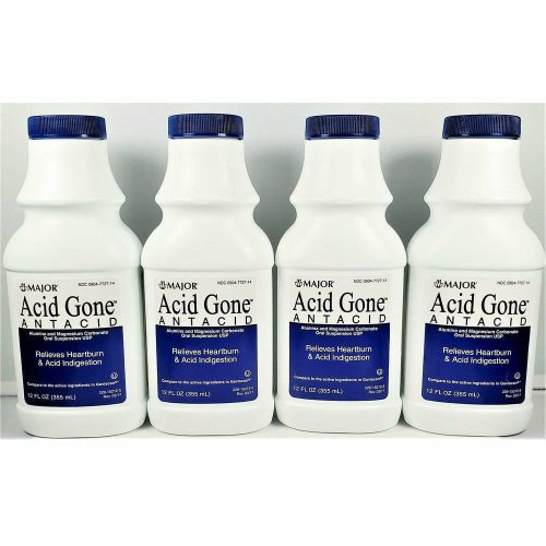 Major Acid Gone Antacid, 12 fl oz Each  (4 Pack)