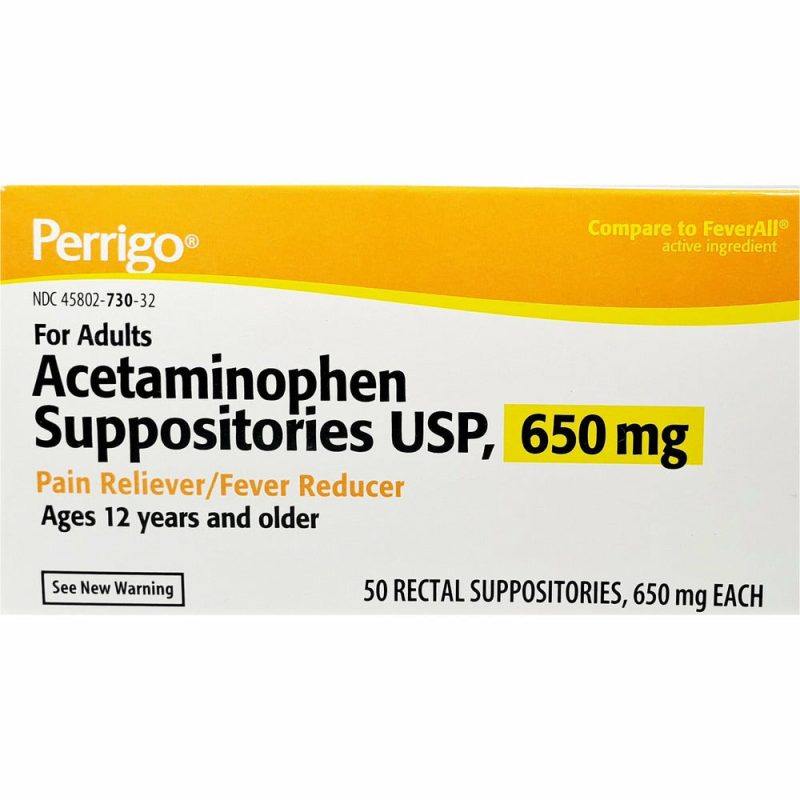 PerrigoAcetaminophenSuppositories650mg50count