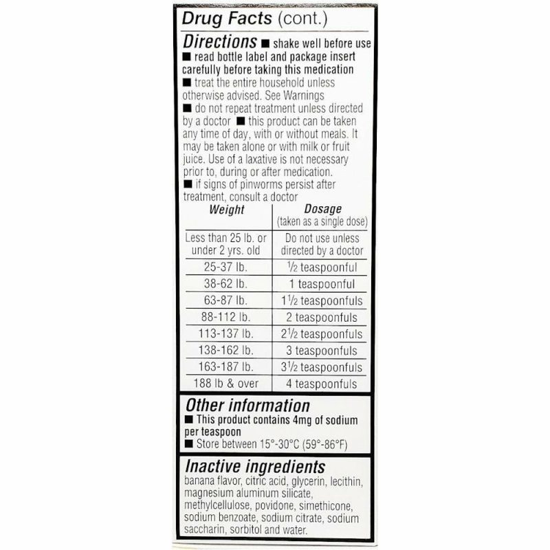 Reeses Pinworm Medicine 1floz 1