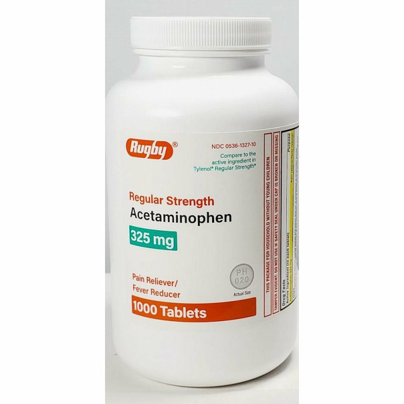 Rugby Acetaminophen 325 mg 1000 tablets byRugby